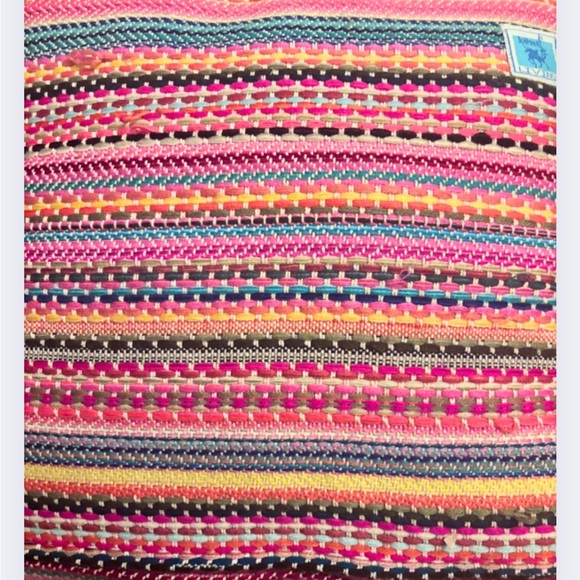 Pink Artistic Throw Pillow - Picture 4 of 5